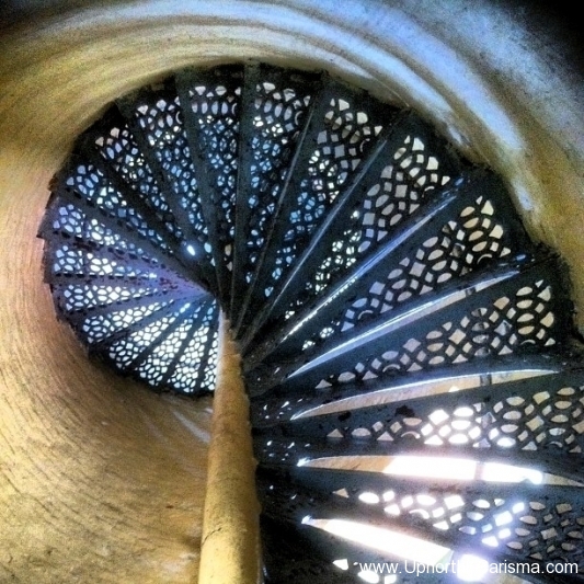 Beaver Head Lighthouse spiral staircase