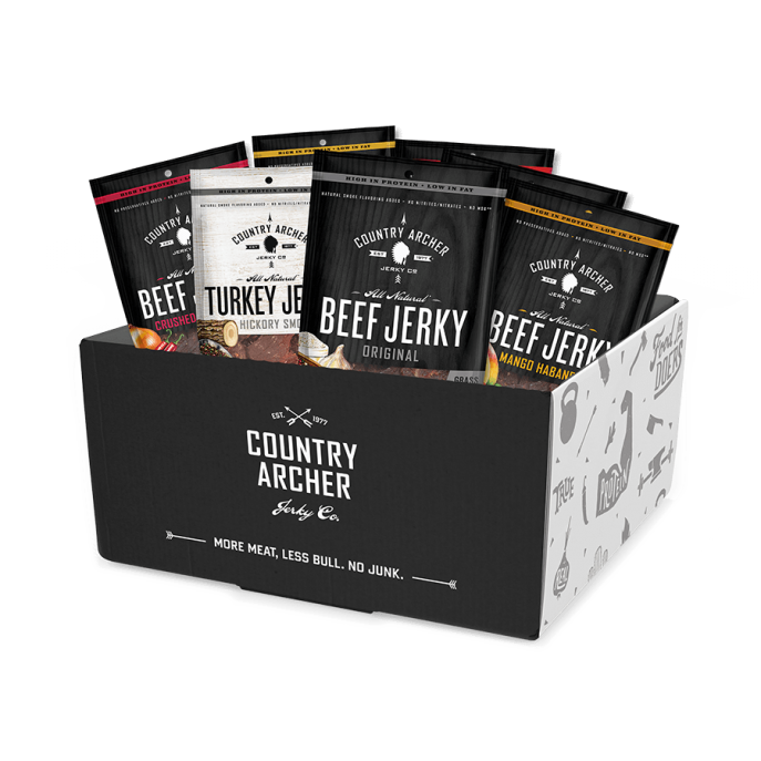 Country Archer Gourmet Jerky and Frontier Bars Review Upnorth KCarisma